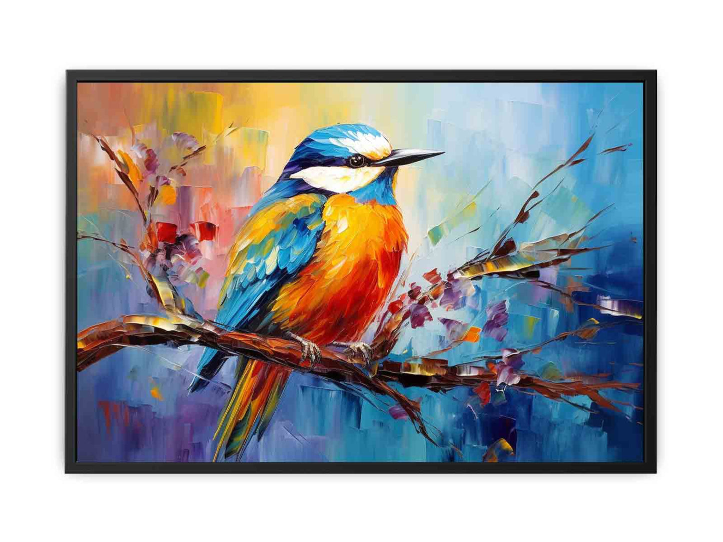 Modern Bird Art Canvas Art Print-4