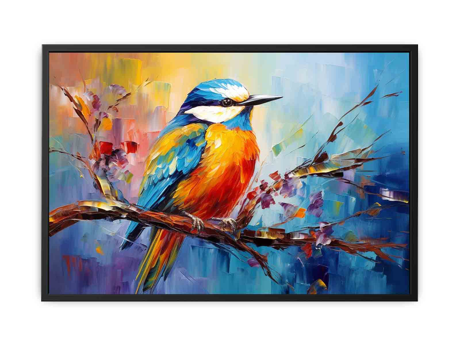 Modern Bird Art Canvas Art Print-4