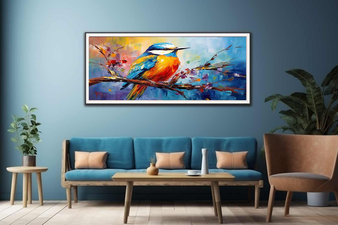 Modern Bird Art Canvas Art Print-2