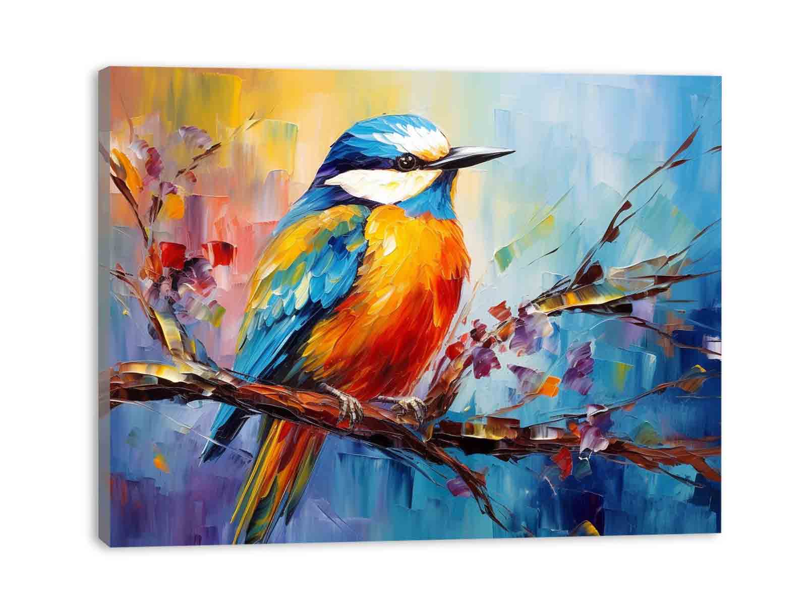 Modern Bird Art Canvas Art Print-3