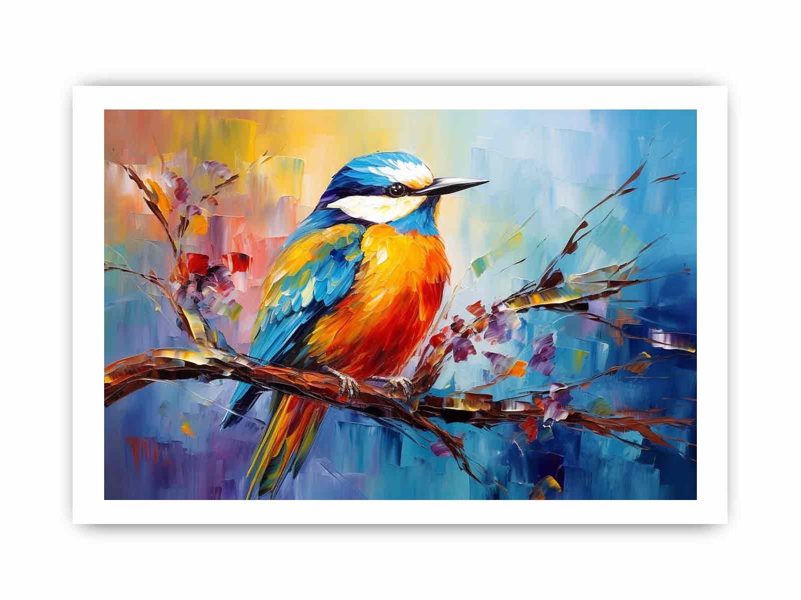 Modern Bird Art Canvas Art Print-8