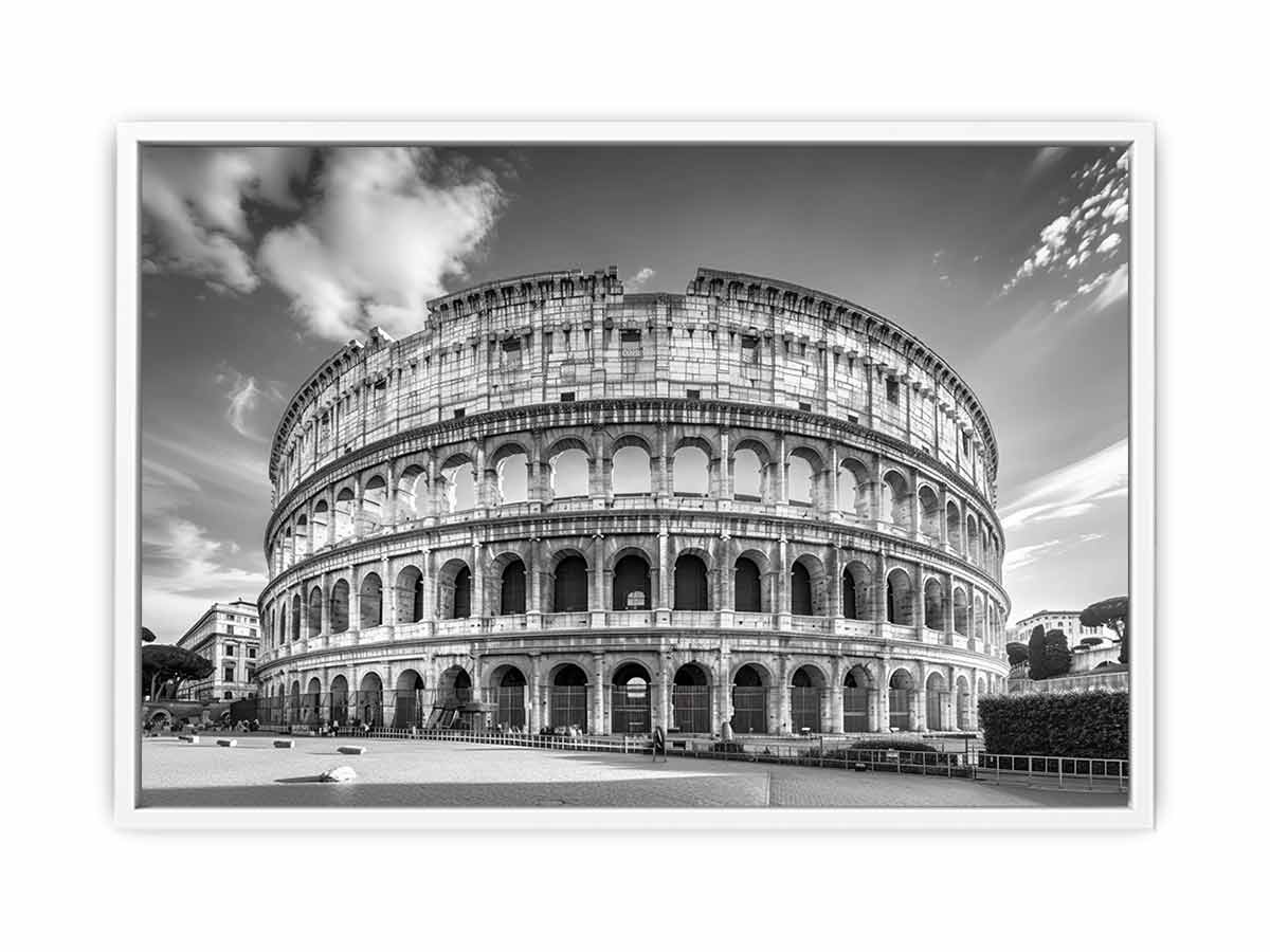 Colosseum in Rome Italy Canvas Art Print-5