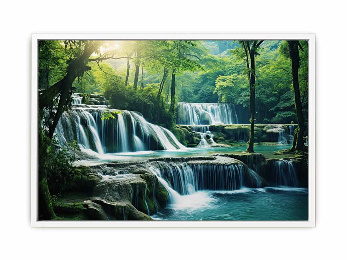Waterfall  Luxury  Painting & Print-5